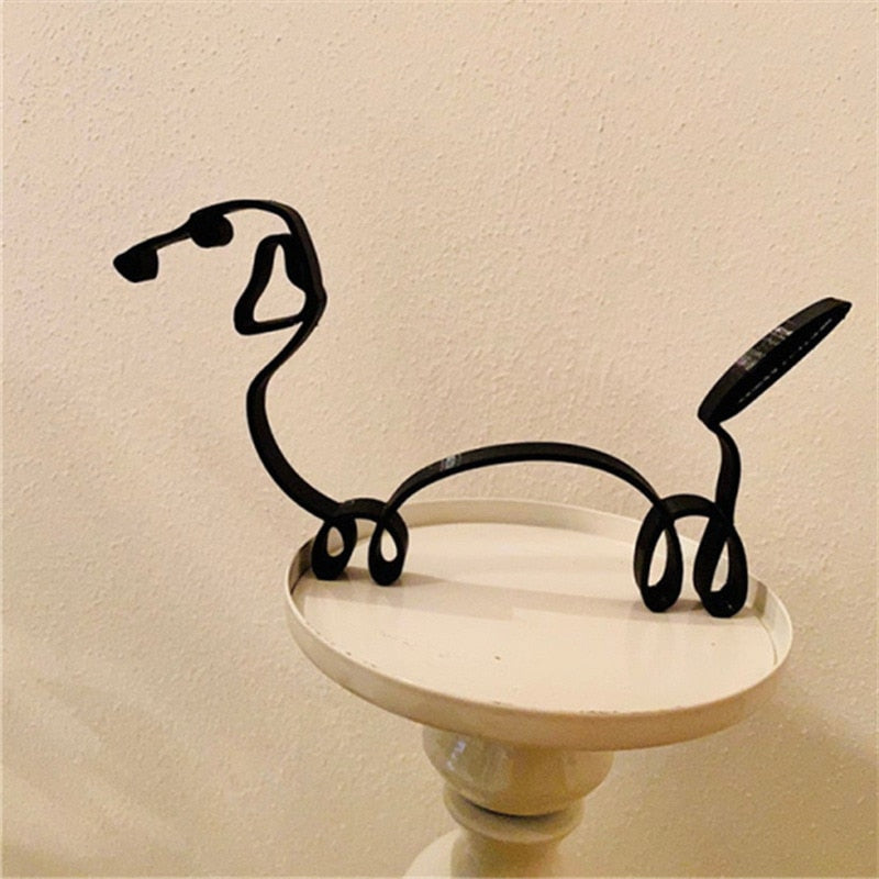 Cat Minimalist Art Sculpture