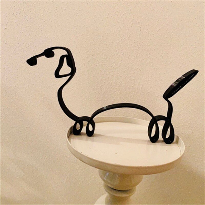 Cat Minimalist Art Sculpture