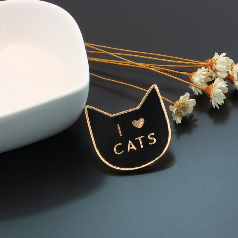 Cartoon Cat Foot Acrylic Brooch Pin