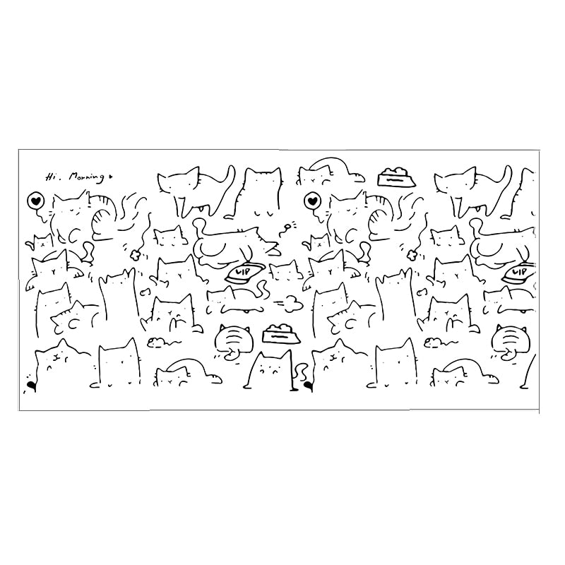 Lovely Cat Background Cloth