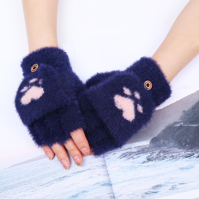 Kawaii Women Cat Gloves