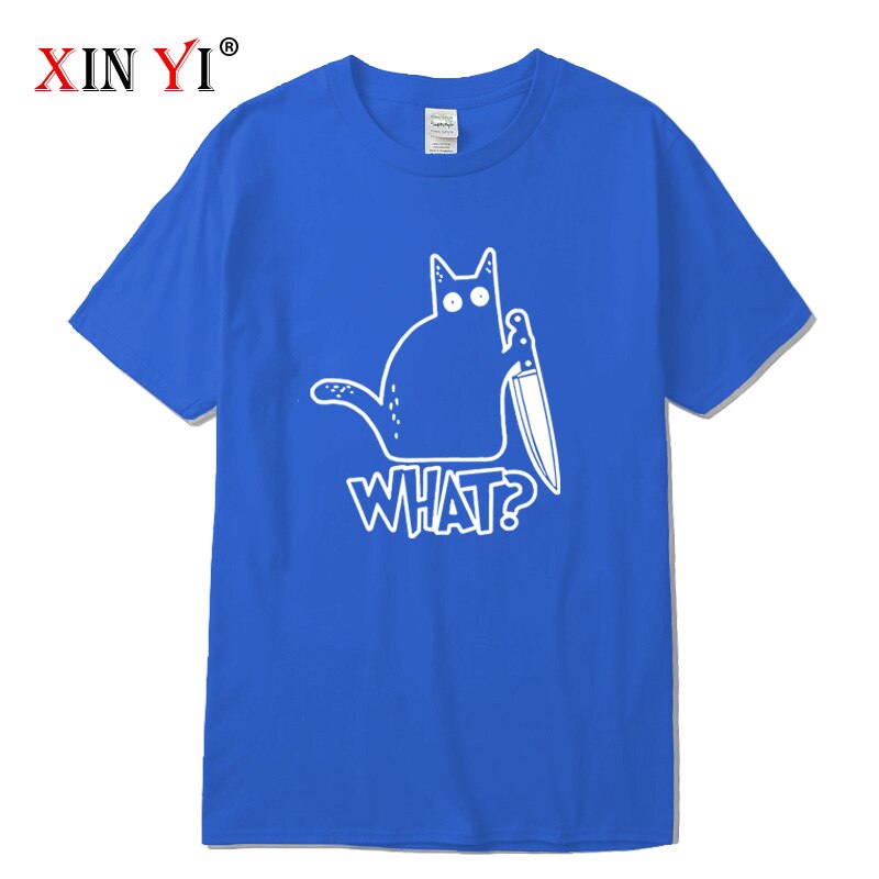 Knife Cat print T shirt