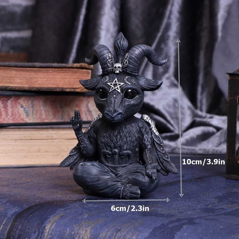 Garden Witch Cat Sculpture