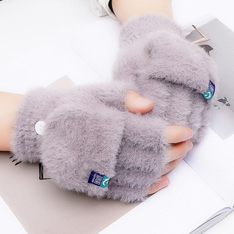 Kawaii Women Cat Gloves