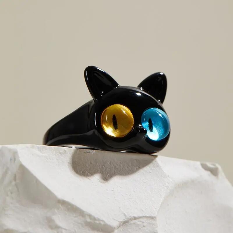 Cute Cat Monster Ring