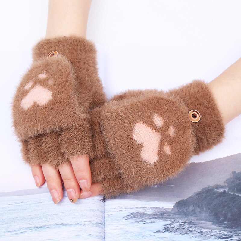 Kawaii Women Cat Gloves