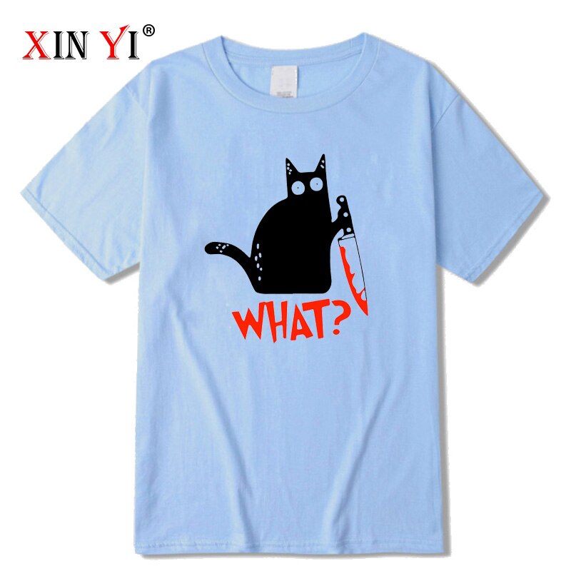 Knife Cat print T shirt