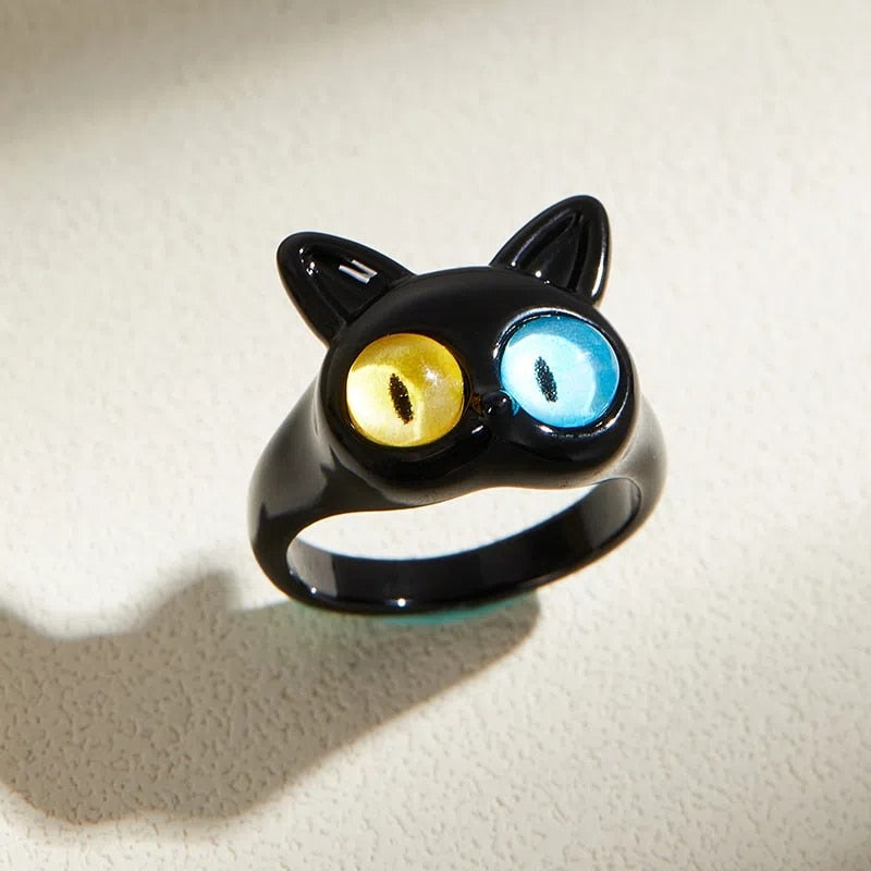 Cute Cat Monster Ring