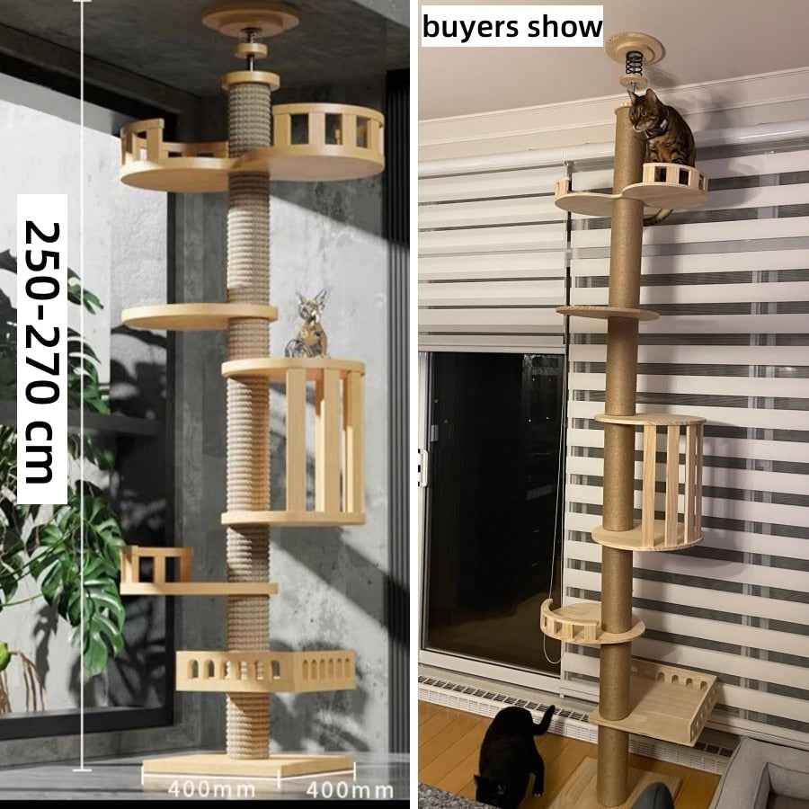 Cat Tree Floor to Ceiling