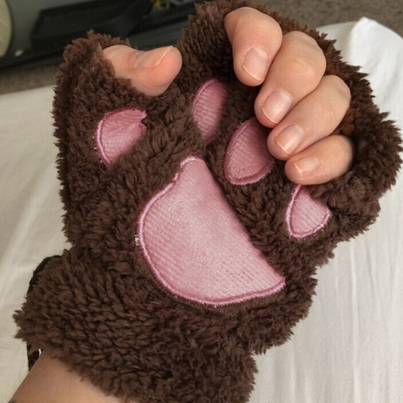 Kawaii Women Cat Gloves