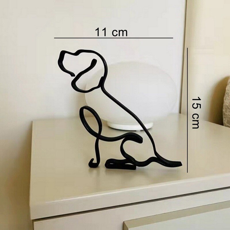 Cat Minimalist Art Sculpture