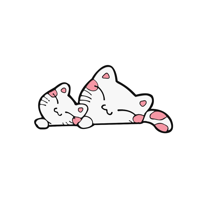 Cartoon Cat Foot Acrylic Brooch Pin