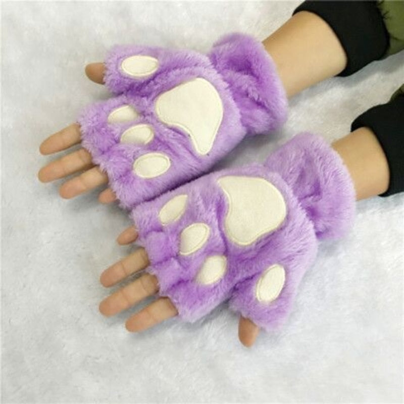 Kawaii Women Cat Gloves