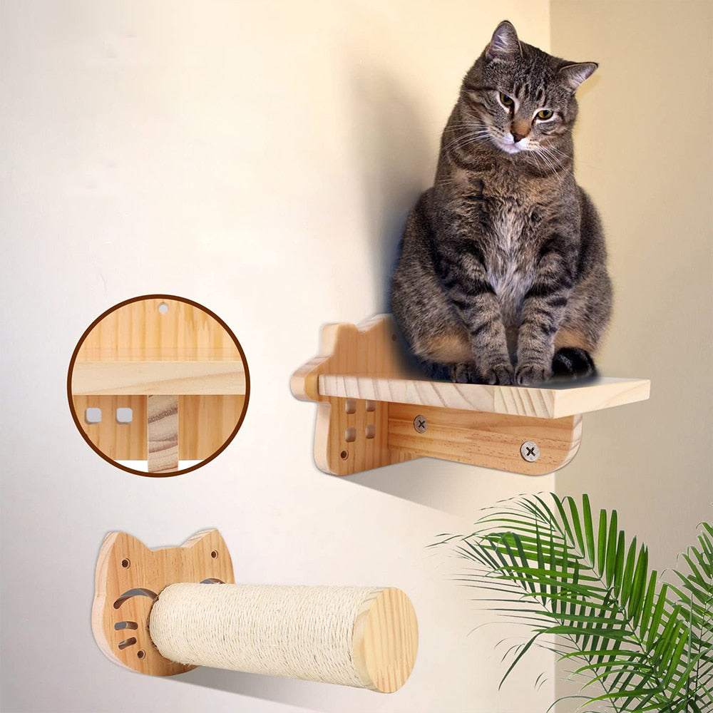 Cat Climbing Shelf Wall Mounted