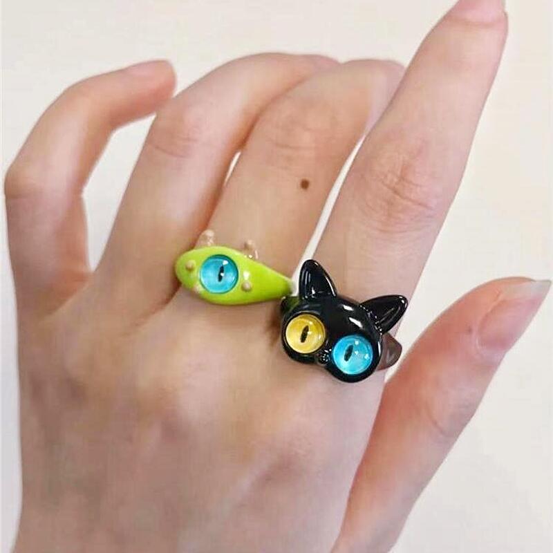 Cute Cat Monster Ring