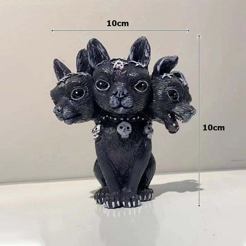 Garden Witch Cat Sculpture